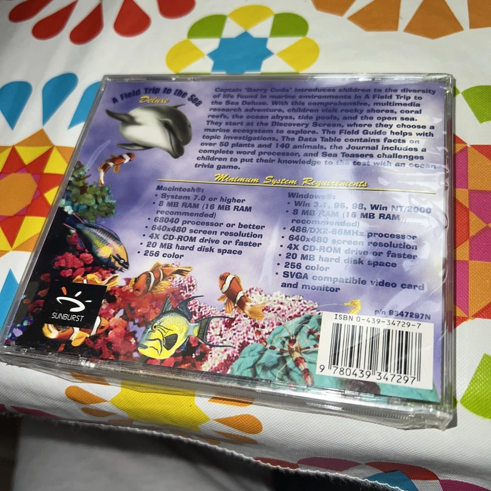 A Field Trip To The Sea Deluxe PC MAC CD learn about The Ocean & Animal BrandNew - Image 2 of 2