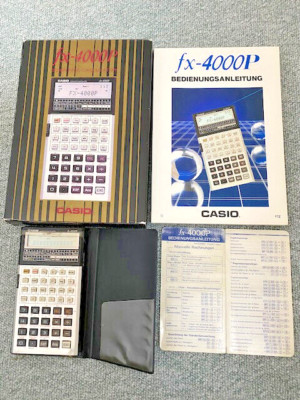 Casio FX-4000P wissenschaftlich programmierbarer Taschenrechner + Handbuch OVP