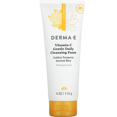 Derma-E Vitamin C Gentle Daily Cleansing Paste, 4 Ounces