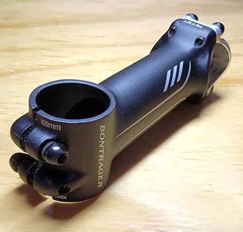 100mm Bontrager Race Lite Stem ONLY 130G 31.8mm clamp, +/-7° Angle, 1-1/8" Fork - Picture 6 of 9