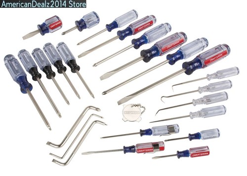 Craftsman 25 Piece Acetate Assorted Drive Screwdriver Set NEW - Picture 2 of 3