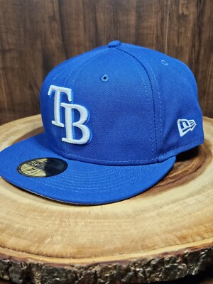 Tampa Bay Rays Classic Blue New Era 59Fifty Fitted Hat Cap 7 3/4 MLB Baseball