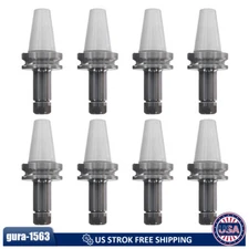 8pcs BT40 ER16 100mm M16 Thread ER16 Collet Chuck Toolholder CNC Milling US