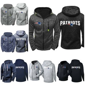 Men S Hoodie New England Patriots Hooded Football Sweatshirts Jacket Zipper Coat Ebay