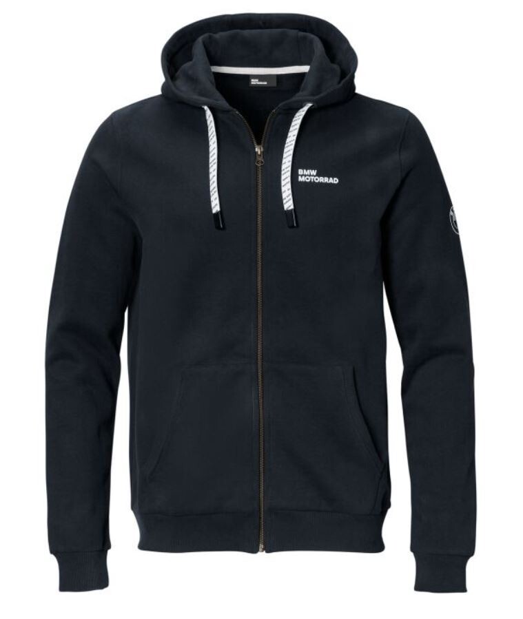 Original BMW Motorrad Zip-Hoodie MLAR Herren Schw. Kapuzenjacke XL  