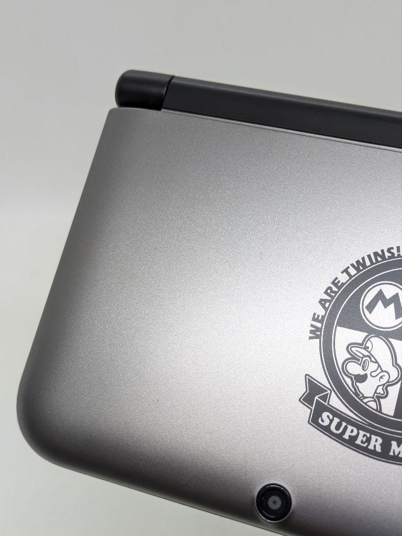 Nintendo 3DS XL LL Super Mario Silver Limited Handheld Console