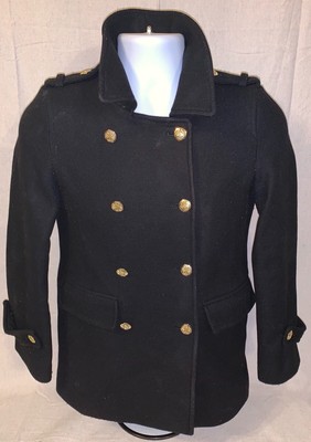 zara black military coat