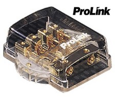 PROLINK - 1IN TO 4OUT MAXI FUSEBLOCK WITH COVER - 8-10AWG GAUGE Wire  # DBFM-4