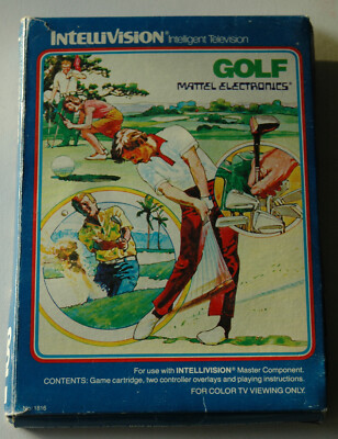 Intellivision - GOLF - Mattel Electronics 1980 - No. 1816