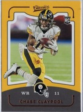 2020 Panini Chronicles Classics Football Chase Claypool Pittsburgh Steelers RC