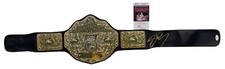 Sheamus Signed WWE World Heavyweight Champion Toy Belt JSA COA