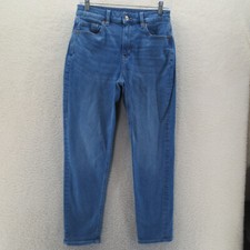 American Eagle Jeans Womens 4 Blue Jeans Denim High Rise Jeans Mom Jean Casual