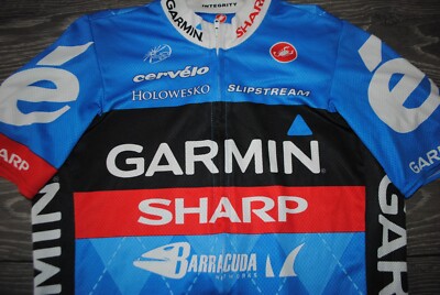 CASTELLI GARMIN BARRACUDA PRO CYCLING TEAM JERSEY SHIRT