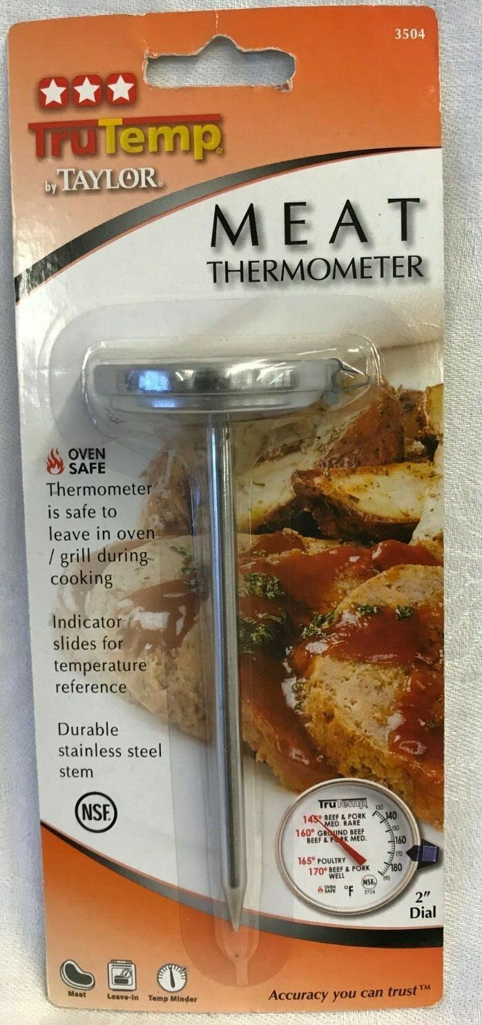Meat Thermometer #3504Tru Temp by Taylor  Lot of 1 NEw-image