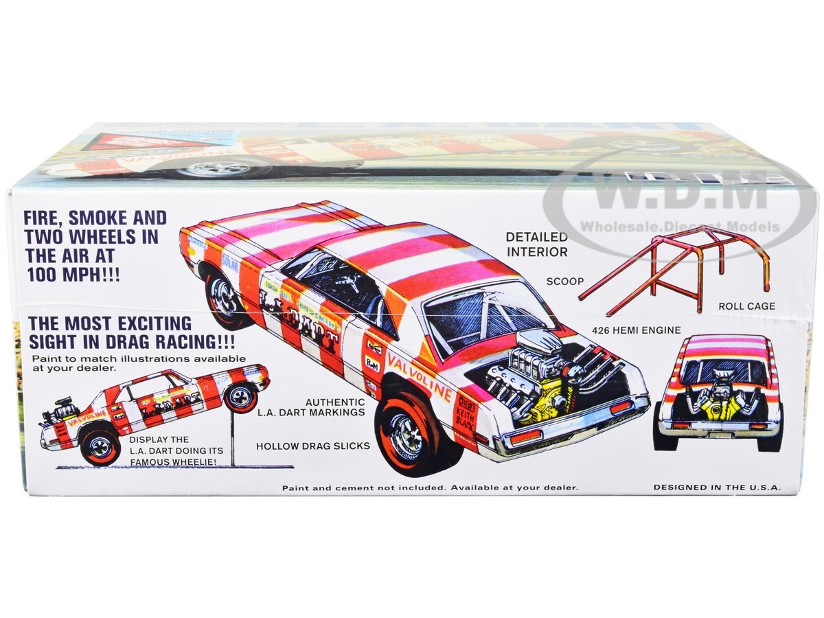 SKILL 2 MODEL KIT LA DART WHEELSTANDER DRAG CAR 1/25 SCALE MODEL