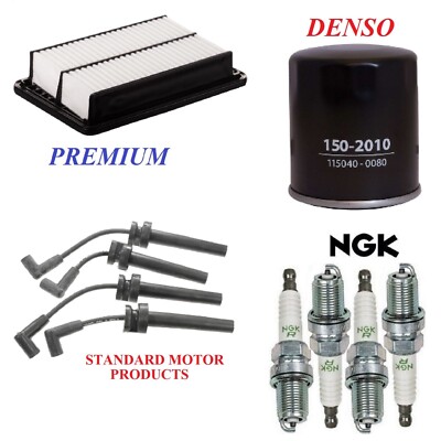 Tune Up Kit Filters Spark Plugs Fit JEEP WRANGLER L4 2.4L 2003-2006