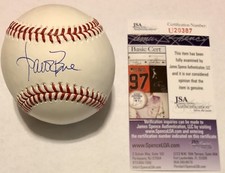 AARON BOONE SIGNED RAWLINGS OMLB BASEBALL NEW YORK YANKEES MANAGER JSA CERTIFIED