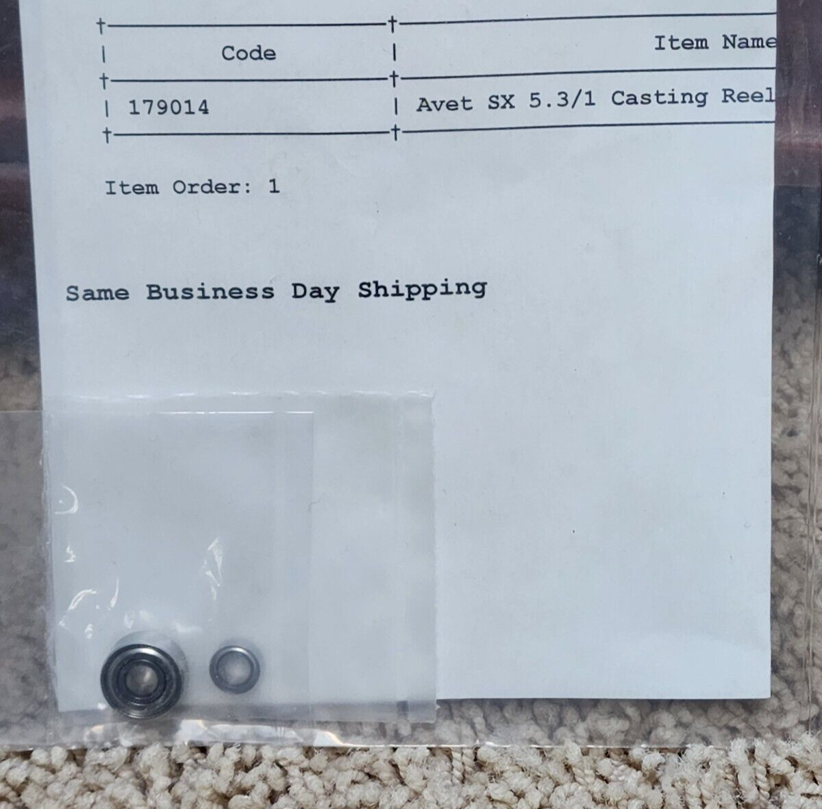 Avet SX 5.3/1 Fishing Reel Hybrid Ceramic Ball Bearing set of 2 Reel