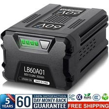 LB60A01 For Greenworks Pro 60V Max 5 Ah Li-ion Battery Collection Cordless Power
