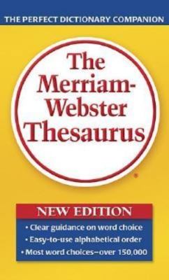 The Merriam-Webster Thesaurus, Mass-Market Pap- 9780877798507, paperback, Editor