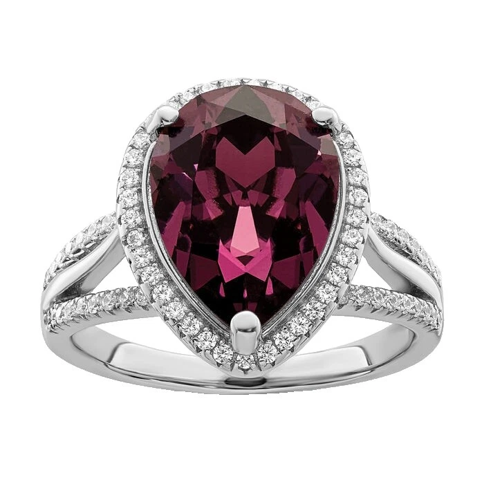 Cristal Cóctel Anillos de Moda