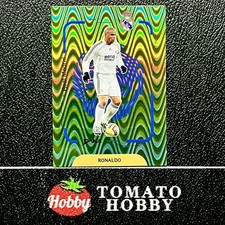 RONALDO /199 YELLOW WAVE REFRACTOR DAKA TOP AUDIENCE 2025-26 DNA REAL MADRID