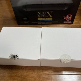 SNK NEO GEO X GOLD Limited Edition Console System with Box Tested