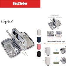 Cable Organizer Bag Waterproof Nylon Travel Case for Cords USB Chargers