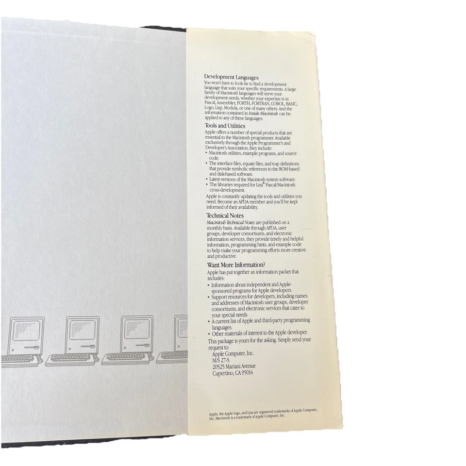 Inside Macintosh Volumes I II and III volumes One Two And Three RARE APPLE BOOK - Image 3 of 4