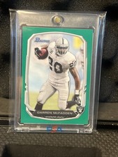 2013 Bowman Darren McFadden Green 1/1 Raiders