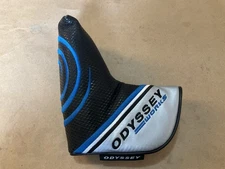 Original Odyssey Black & Blue Works Blade Putter Head Cover Magnetic
