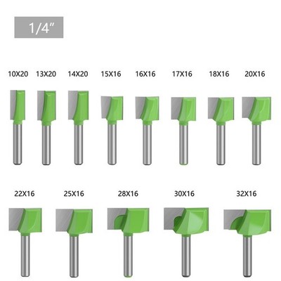 Router Bit Reinigung Boden 1 Stück Hartmetall Graviergerät für Acryl