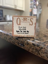 QRS  Games That Lovers Play  player piano rolls