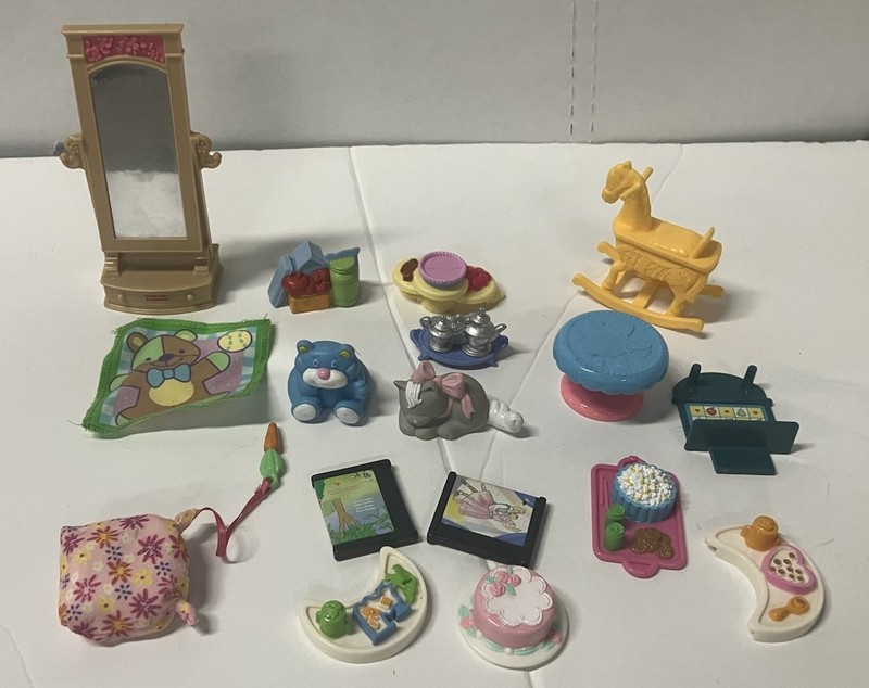 Fisher Price Living Family Dollhouse Doll Accessories Lot A