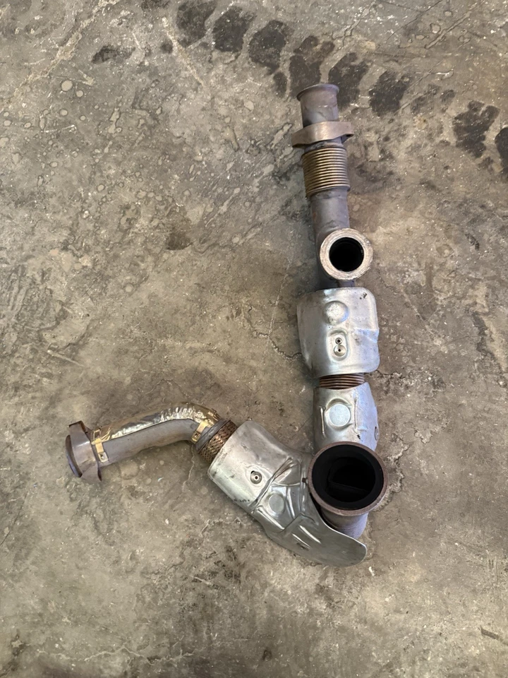 Tubo de escape turbo de 6,0 L tubo en Y | Se adapta a 03 04 05 06 07 Ford F250 F350 Foto 4 de 4