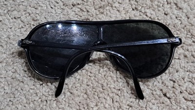 Vtge Ray Ban Bausch & Lomb Wings Black Nylon Aviator Sunglasses