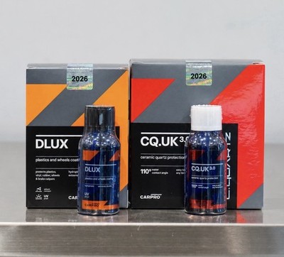 CARPRO 2026 Cquartz CQ.UK 3.0 Paint (50ML) & DLUX Wheel Ceramic Coating (30ML)
