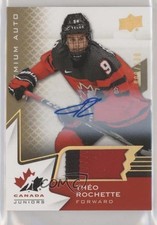 2020-21 Team Canada Juniors Hlinka Autos 9/199 Theo Rochette #2 Patch Auto ds4