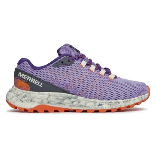 Scarpa da corsa Merrell donna Fly Strike trail leggera orchidea misura 7 5 LARGA
