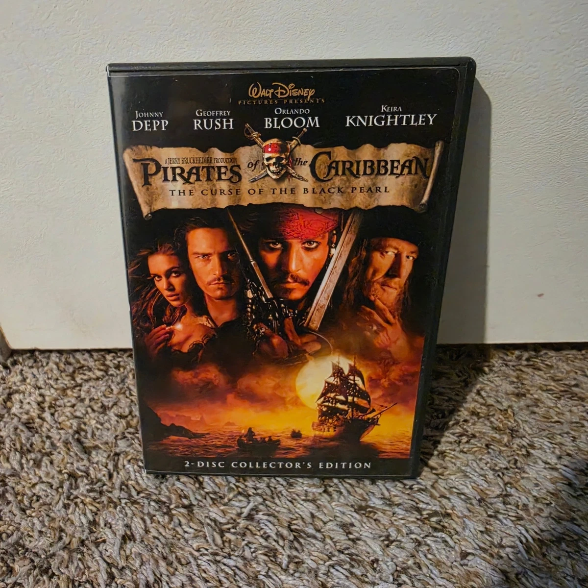 Pirates of the Caribbean: The Curse of the Black Pearl DVDs for