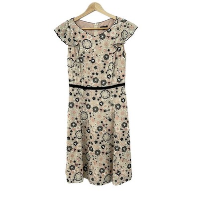 TOCCA Pink Beige Black Multi Women's Dress