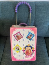 Vintage 1995 Mattel Barbie Doll Tara Rolling Travel Storage Case 15" x 10" x 6"