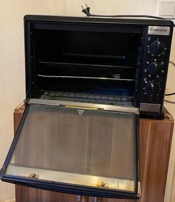 ROMMELSBACHER BG 1805/E Back & Grill Ofen mit Drehspieß & Umluft 42 Liter 1800 W