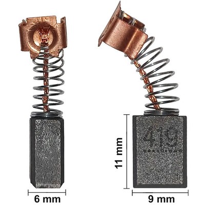 Kohlebürsten Kohlen für Topcraft 6 x 9 x 11 mm Universal