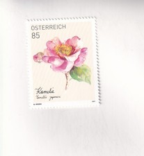 BRIEFMARKE &Ouml;sterreich TREUEMARKE BLUME - KAMELIE 2021 postfrisch