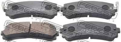 FEBEST NISSAN Pad Kit, Disc Brake, Rear 0201-WFGY61R