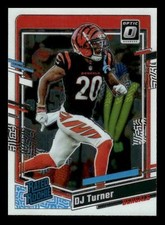 2023 Donruss Optic #220 DJ Turner RC Rookie Cincinnati Bengals