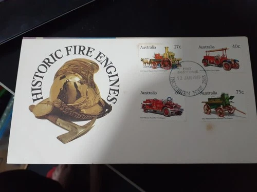 Australia 1983 fire nengines  FDC ingleburn postmark