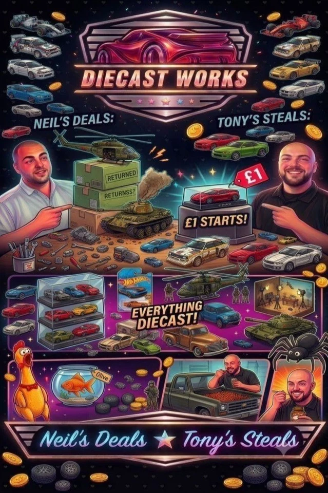 Diecast Cars Trucks Boats Tanks and More Neils Deals & Tony Steals From £1