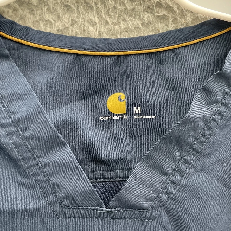 Blusa Médica Carhartt Force Para Hombre LOTE 2 Uniformes Medianos Ventilados Ropa de Trabajo Profesional Foto 3 de 4